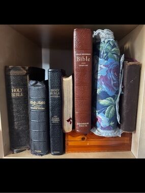 (8) Vintage Pre-Loved Lot Bundle of Bibles
